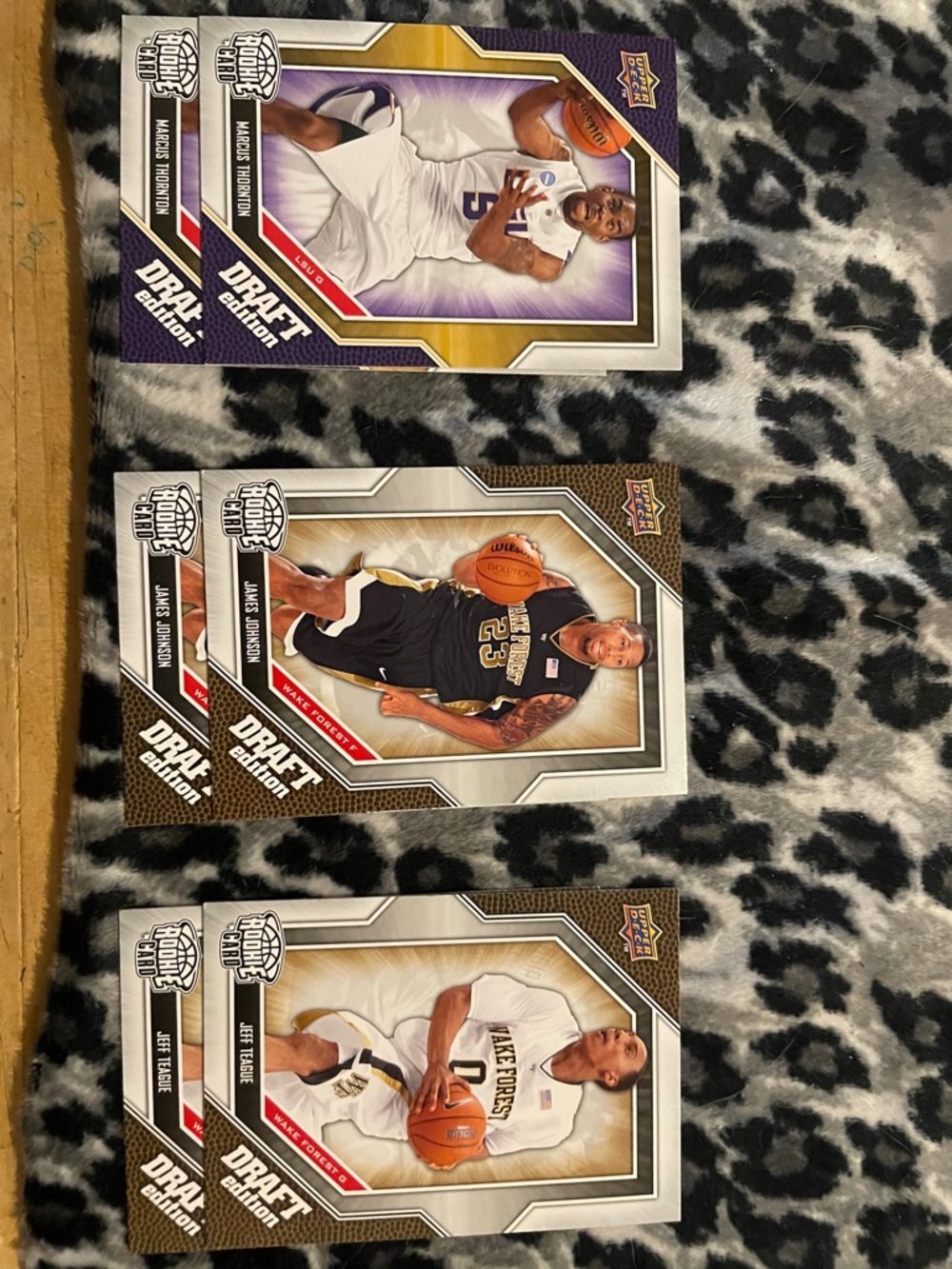 Upper Deck Draft Edition Basketball Trading Cards - Multi Color lot of 2 each